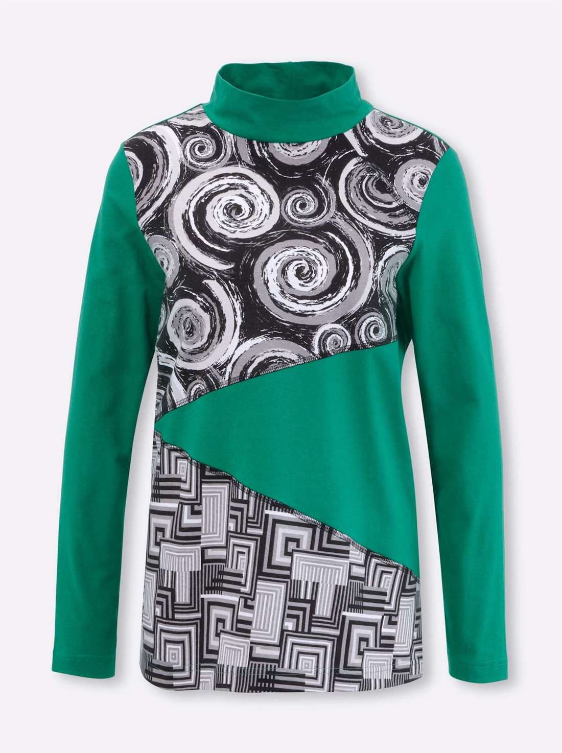 рубашка с воротником стойкой Stehkragen-Shirt