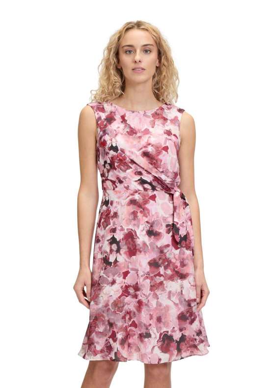 Коктейльное платье Cocktailkleid mit Bindegürtel