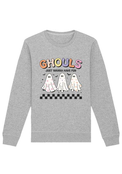 толстовка Retro Halloween Ghouls just wanna have fun