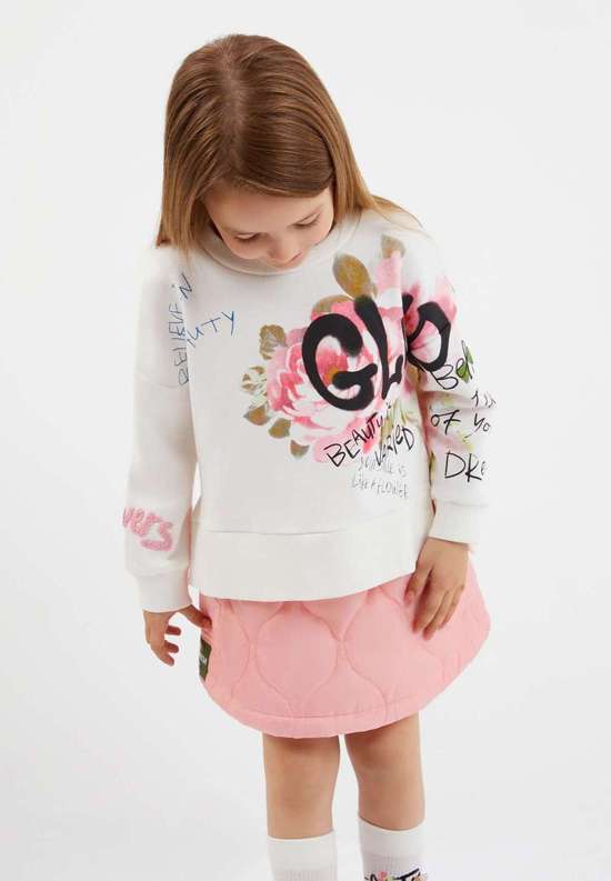 Толстовка с круглым вырезом