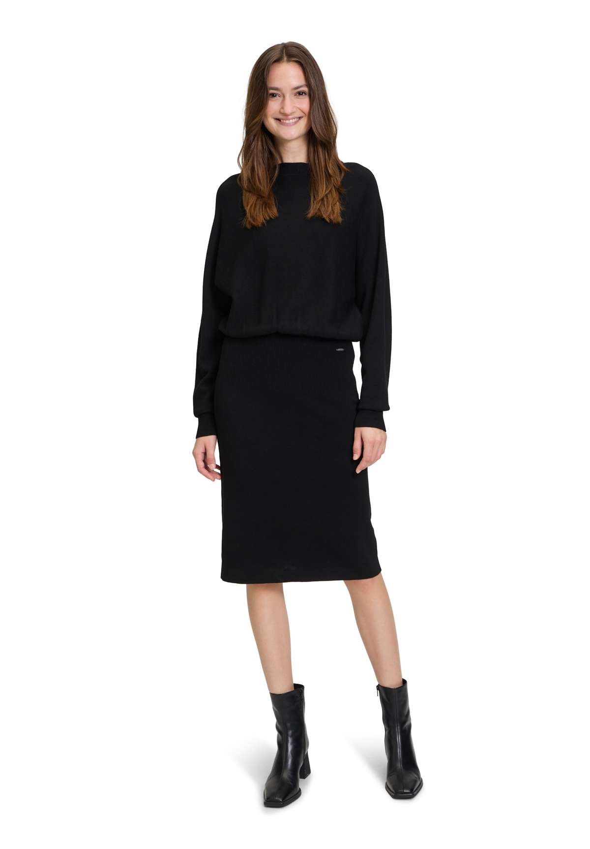 Трикотажное платье Betty & Co Strickkleid mit Fledermausarmeln