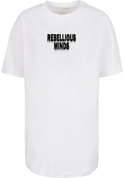 футболка Damen Ladies Rebellious Minds Oversized Boyfriend Tee