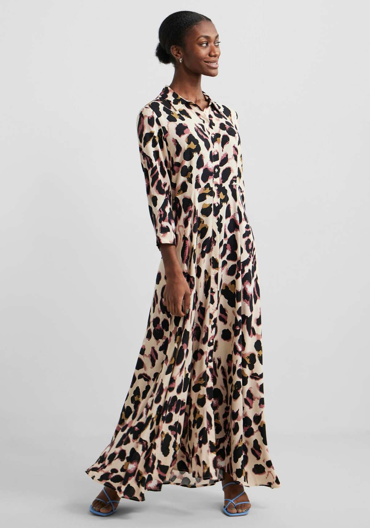 Платье-рубашка с рукавами 3/4 YASSAVANNA LONG SHIRT DRESS