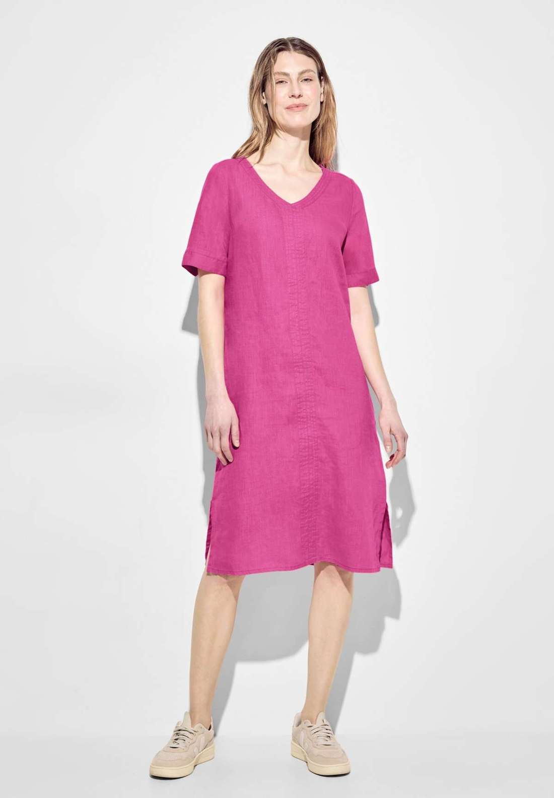 Летнее платье с карманами