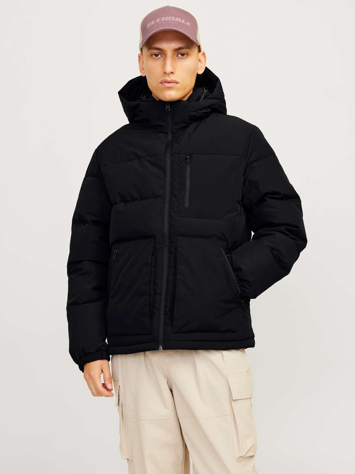 Стеганая куртка с капюшоном JJEOTTO PUFFER JACKET SN