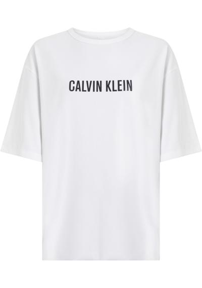 Футболка с надписью-логотипом Calvin Klein S/S CREWNECK