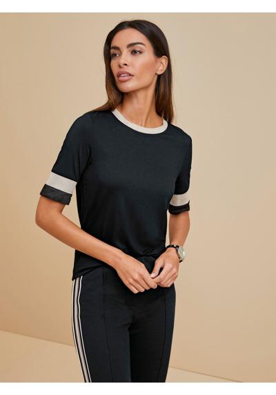 рубашка с круглым вырезом Rundhals-Shirt