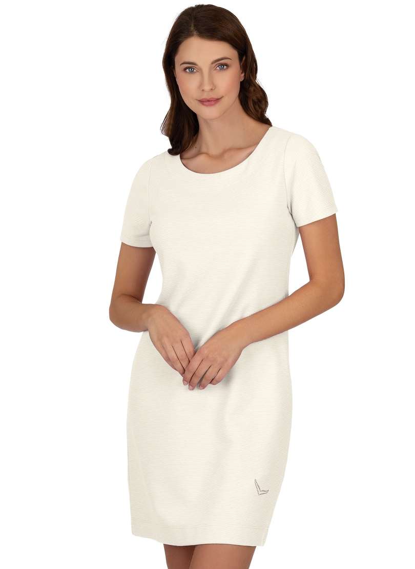 Платье из джерси TRIGEMA Halbarm Kleid mit Kristallsteinen