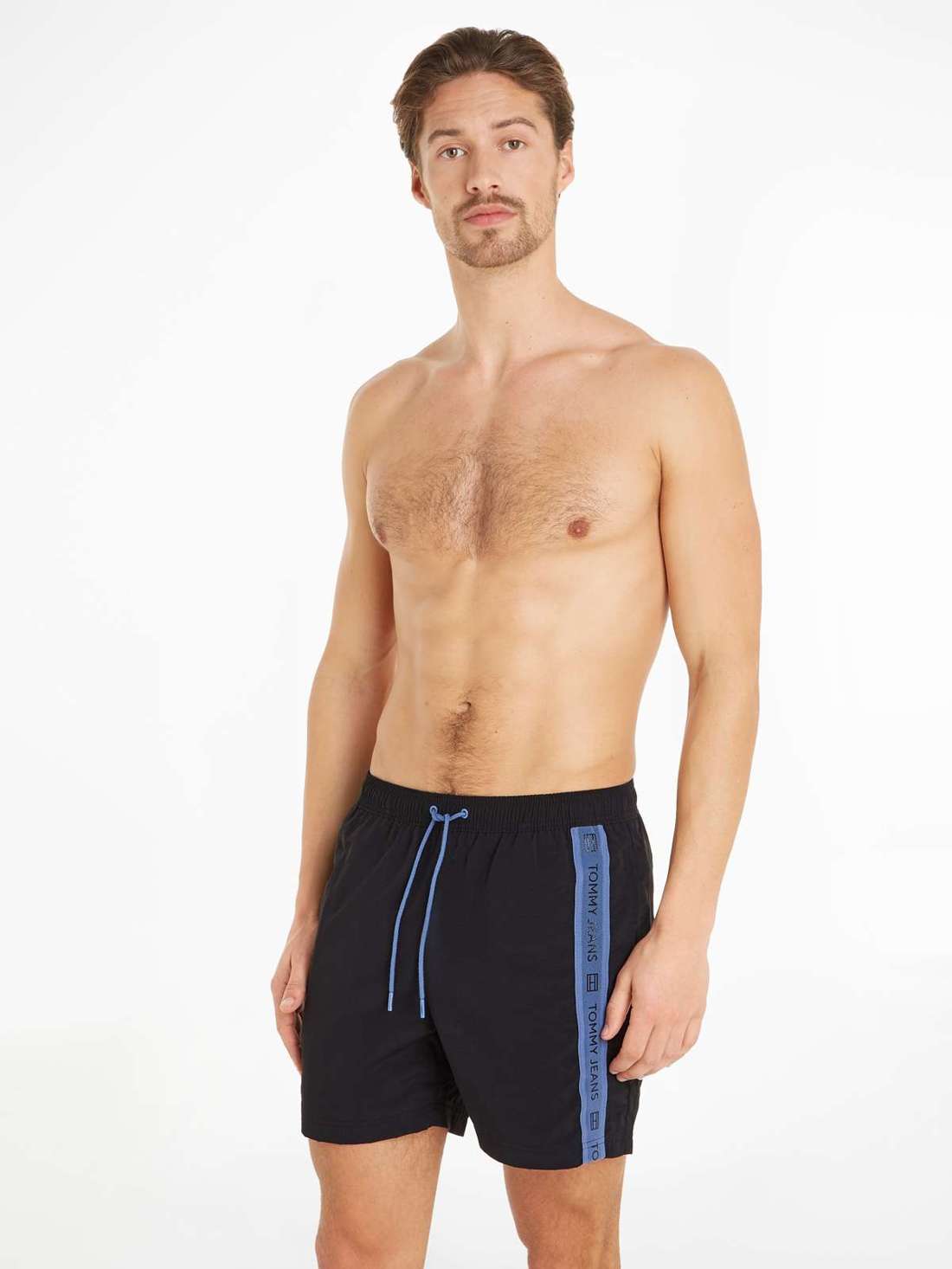 Шорты для плавания с лентами с логотипом SF MEDIUM DRAWSTRING SIDE TAPE