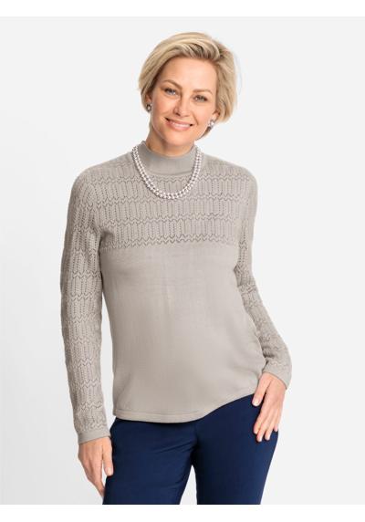 Свитер с воротником-стойкой Pullover