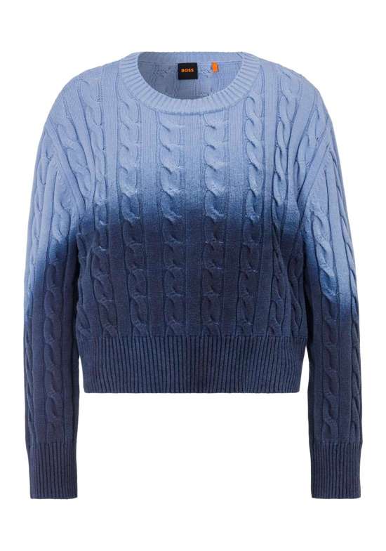 Вязаный свитер косой вязки. C_Fenesis