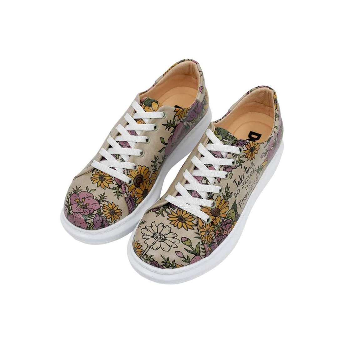 кроссовки на платформе Damen Myra Smell the flowers Vegan Damen Sneaker / female