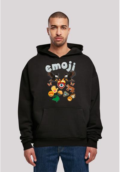Толстовка с капюшоном emoji couture logo with icons