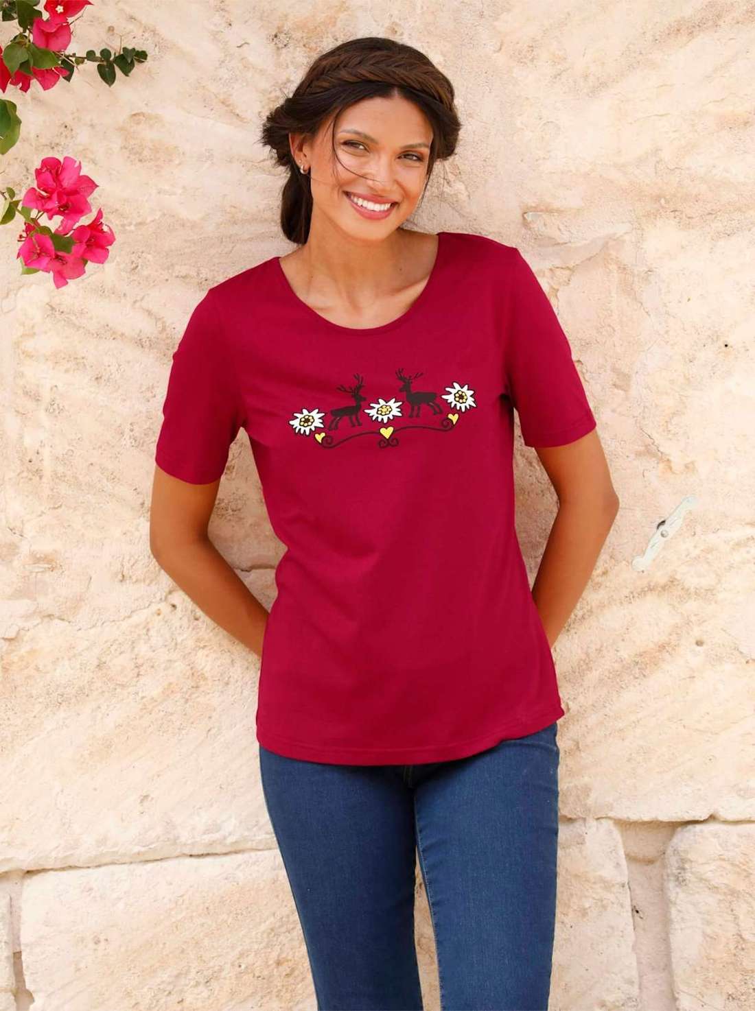 Традиционная рубашка Rundhals-Shirt