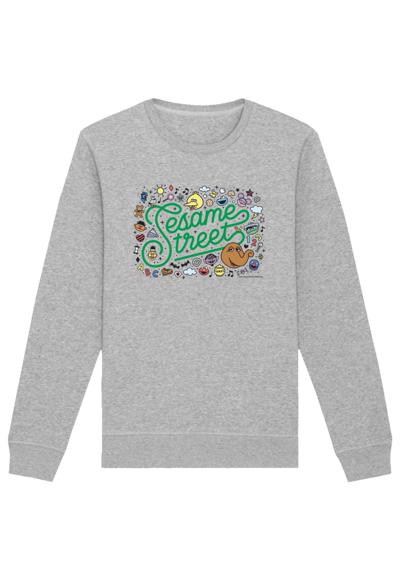 толстовка Sesamstraße Collage Coloured