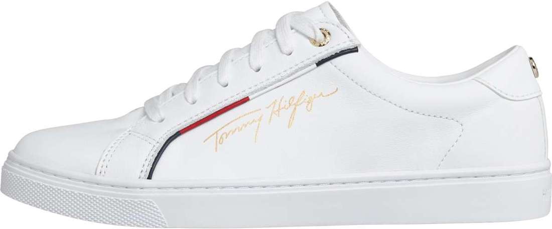 Кроссовки с ярким кантом TOMMY HIFLIGER SIGNATURE SNEAKER