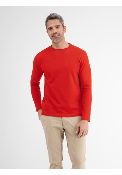 Рубашка с длинным рукавом LERROS Longsleeve in Strukturqualitat