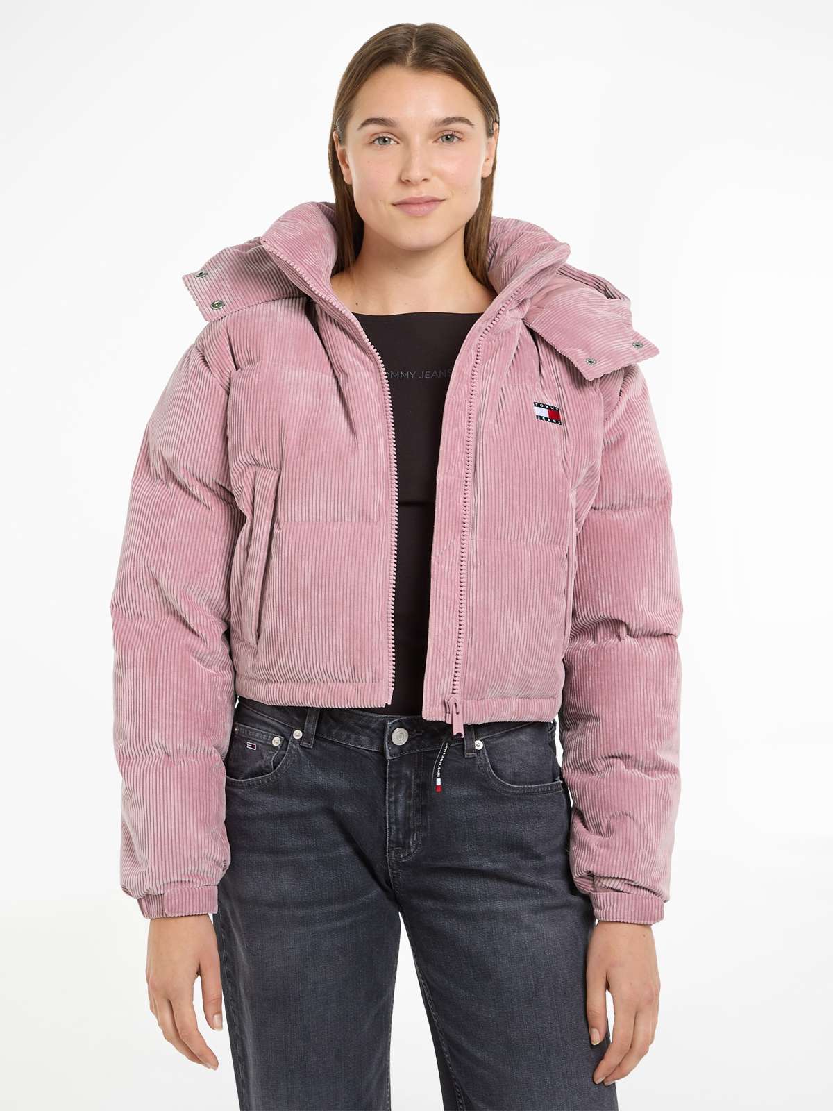 Стеганая куртка с капюшоном TJW WASHED CORD CRP ALASKA