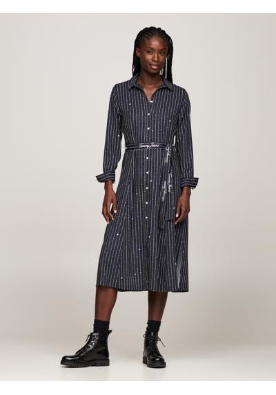 Трикотажное платье с поясом TJW STRDST BELTED MIDI DRESS EXT