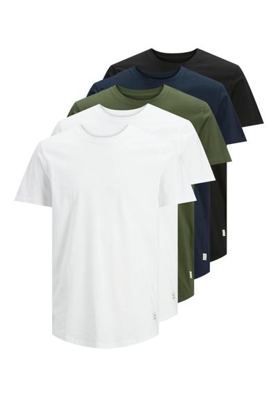 футболка JJENOA TEE SS CREW NECK 5PK MP NOOS