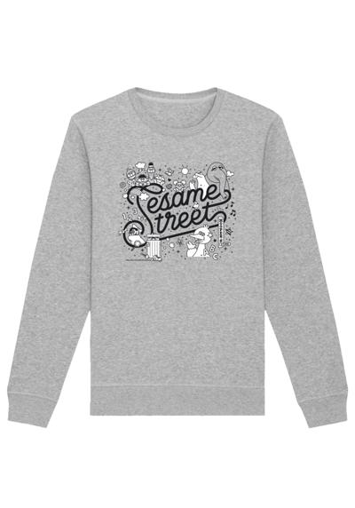 толстовка Sesamstraße Collage Black & White