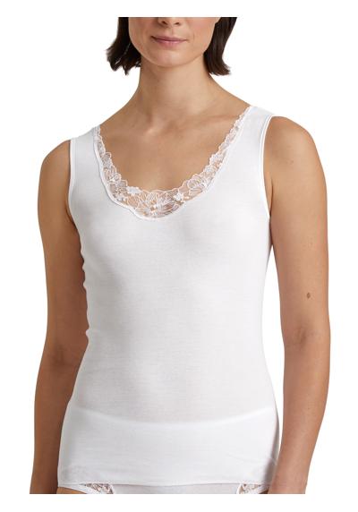 Майка с элегантным кружевным декором Cotton Desire