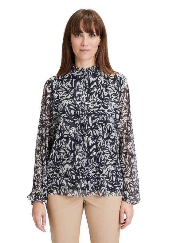 Рубашка с коротким рукавом Betty & Co Blusenshirt mit Stehkragen