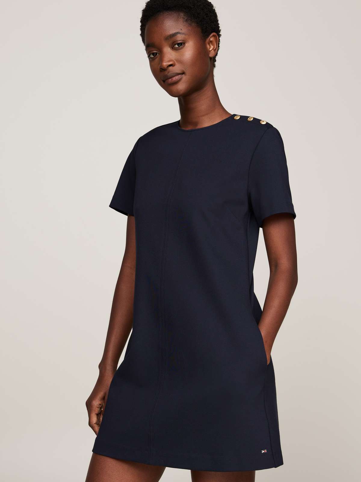 Платье-блузка с короткими рукавами PUNTO S/S SHORT SHIFT DRESS