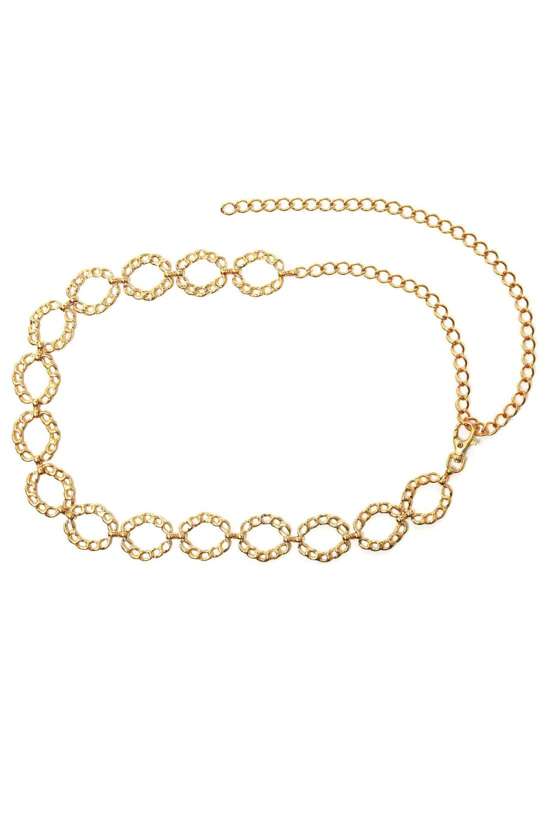 Ремень-цепочка с овальными элементами, образованными из звеньев цепи. Klara