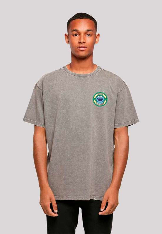 футболка Sesamstraße Cookie Monster Sticker