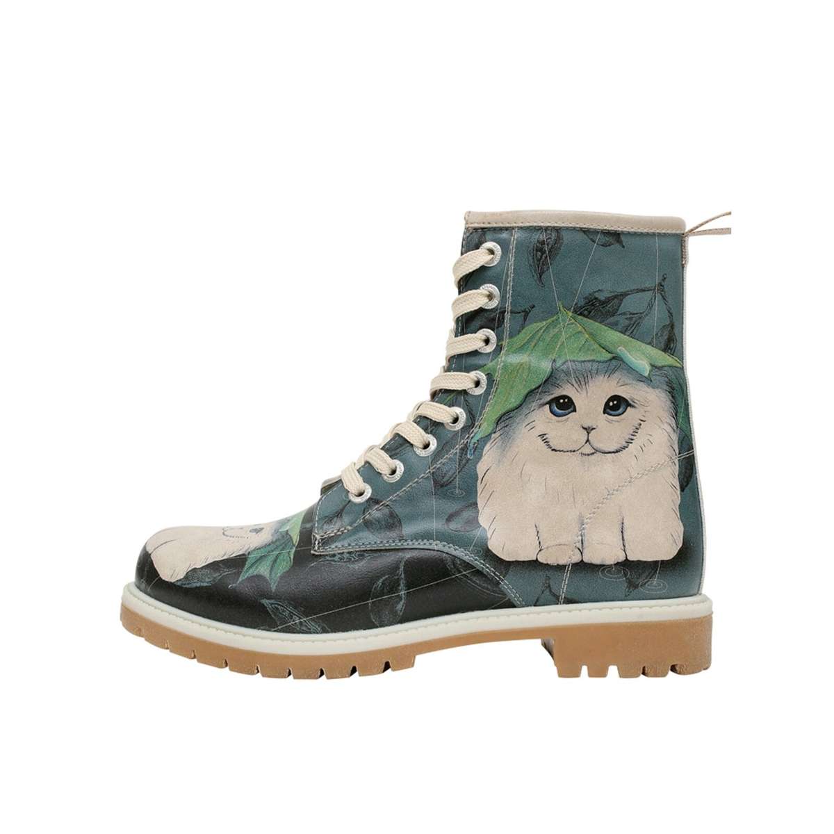 ботинки на шнуровке Damen Boots Rain Drops May Heal Your Soul Vegan Damen Boots /