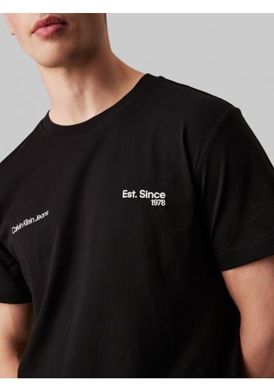 Футболка с надписью-логотипом CALVIN KLEIN 1978 TEE