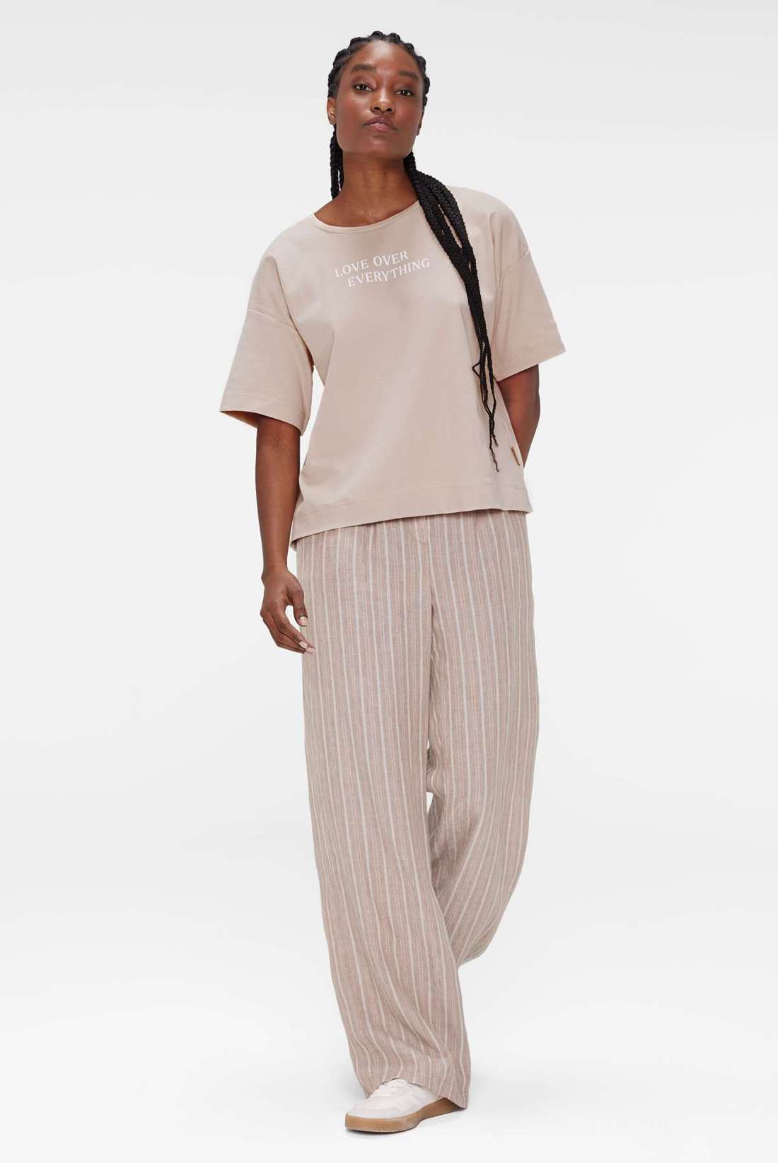 рубашка с круглым вырезом