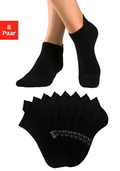 Носки-кроссовки, (упаковка, 8 пар), с удлиненными манжетами сзади
