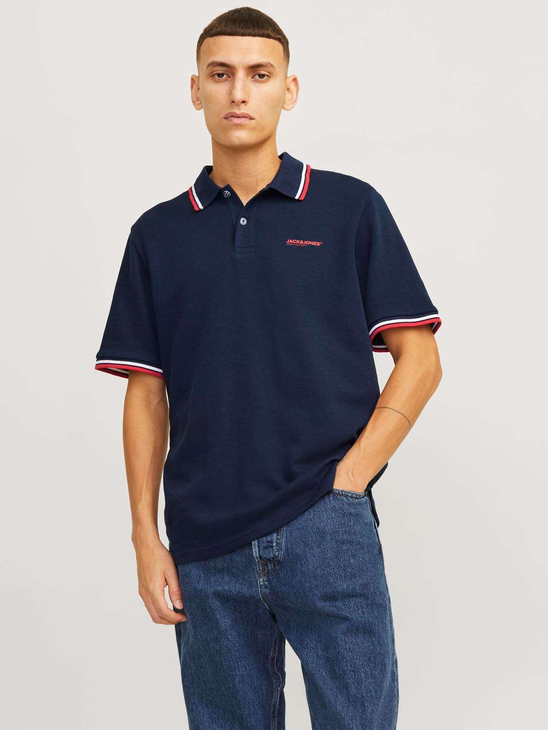 рубашка поло JJCAMPA POLO SS