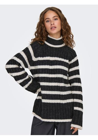 Свитер с высоким воротником MILEY L/S LONG STRIPE PULLOV KNT NOOS