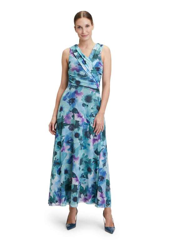 вечернее платье Abendkleid mit Blumenprint