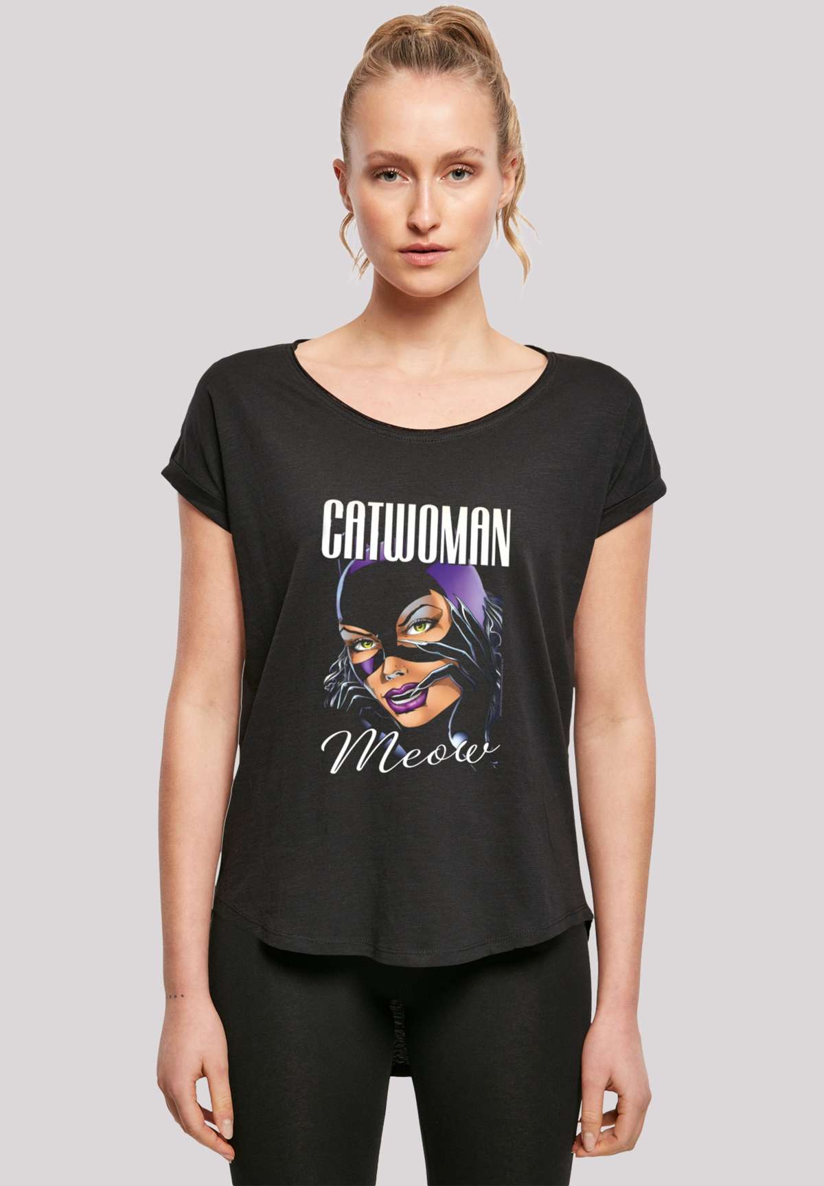 футболка DC Comis Superhelden Batman Catwoman Feline Fatale