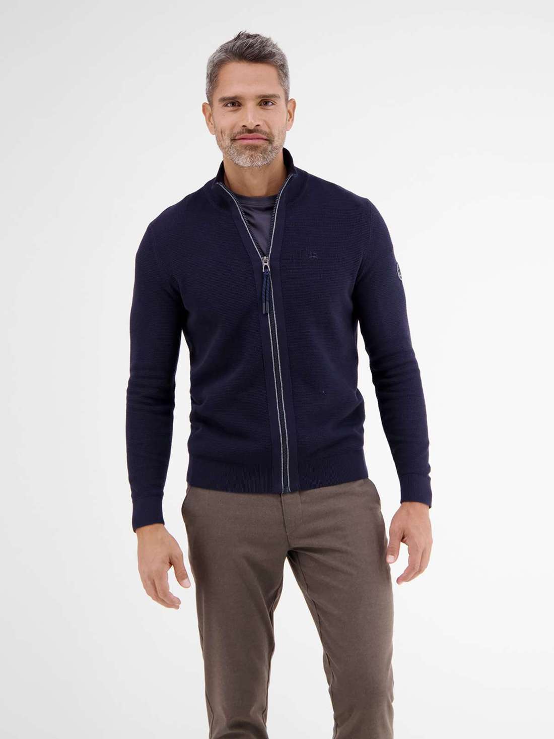 Кардиган LERROS Sportive Strickjacke in Strukturoptik