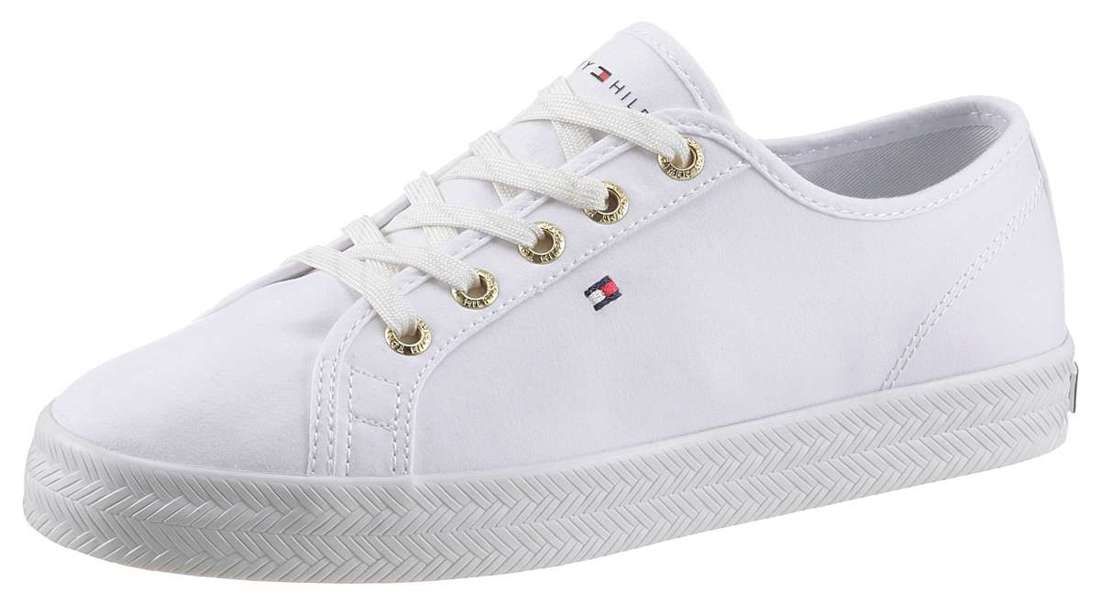 Кроссовки с люверсами золотого цвета ESSENTIAL NAUTICAL SNEAKER