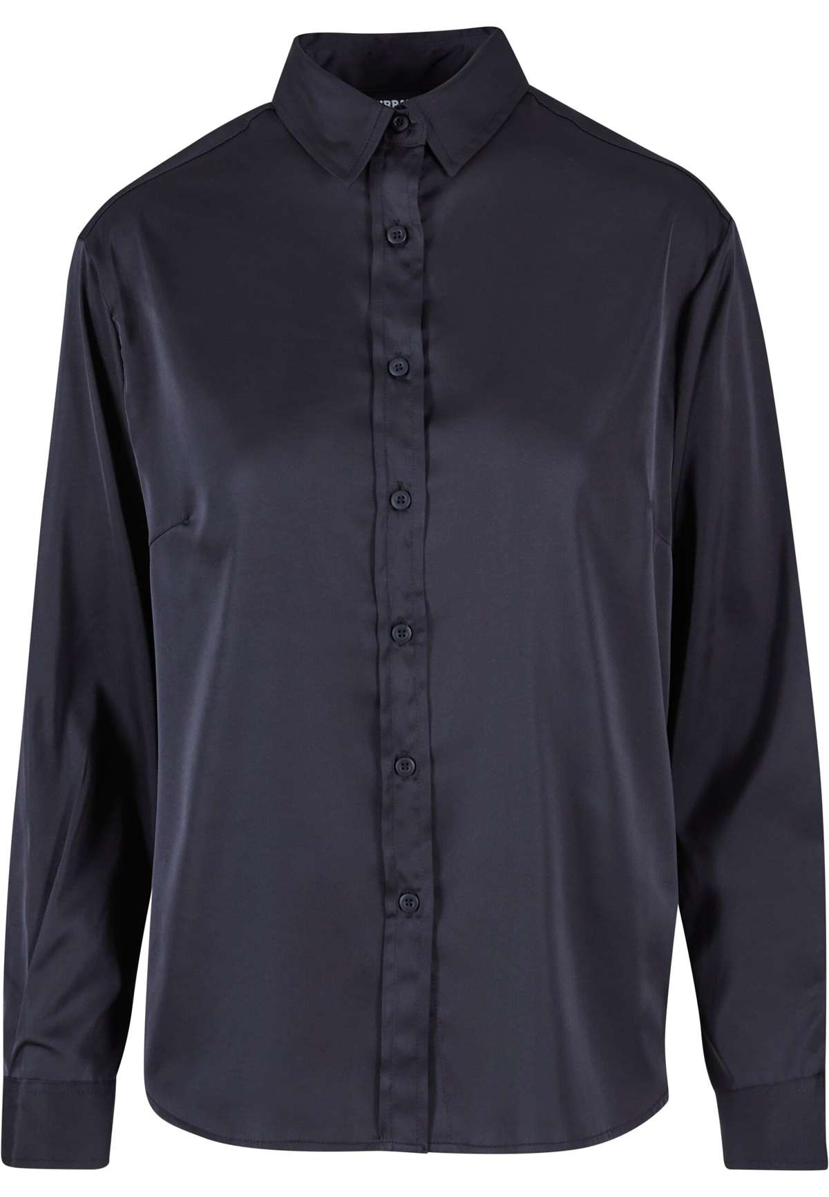 Рубашка с длинным рукавом Urban Classics Damen Ladies Satin Shirt