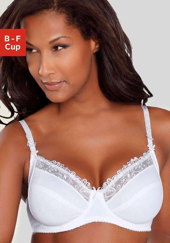 Бюстгальтер на косточках с красивой вышивкой