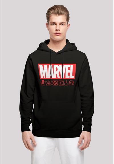 Толстовка с капюшоном Marvel Logo washed Care Waschanleitung