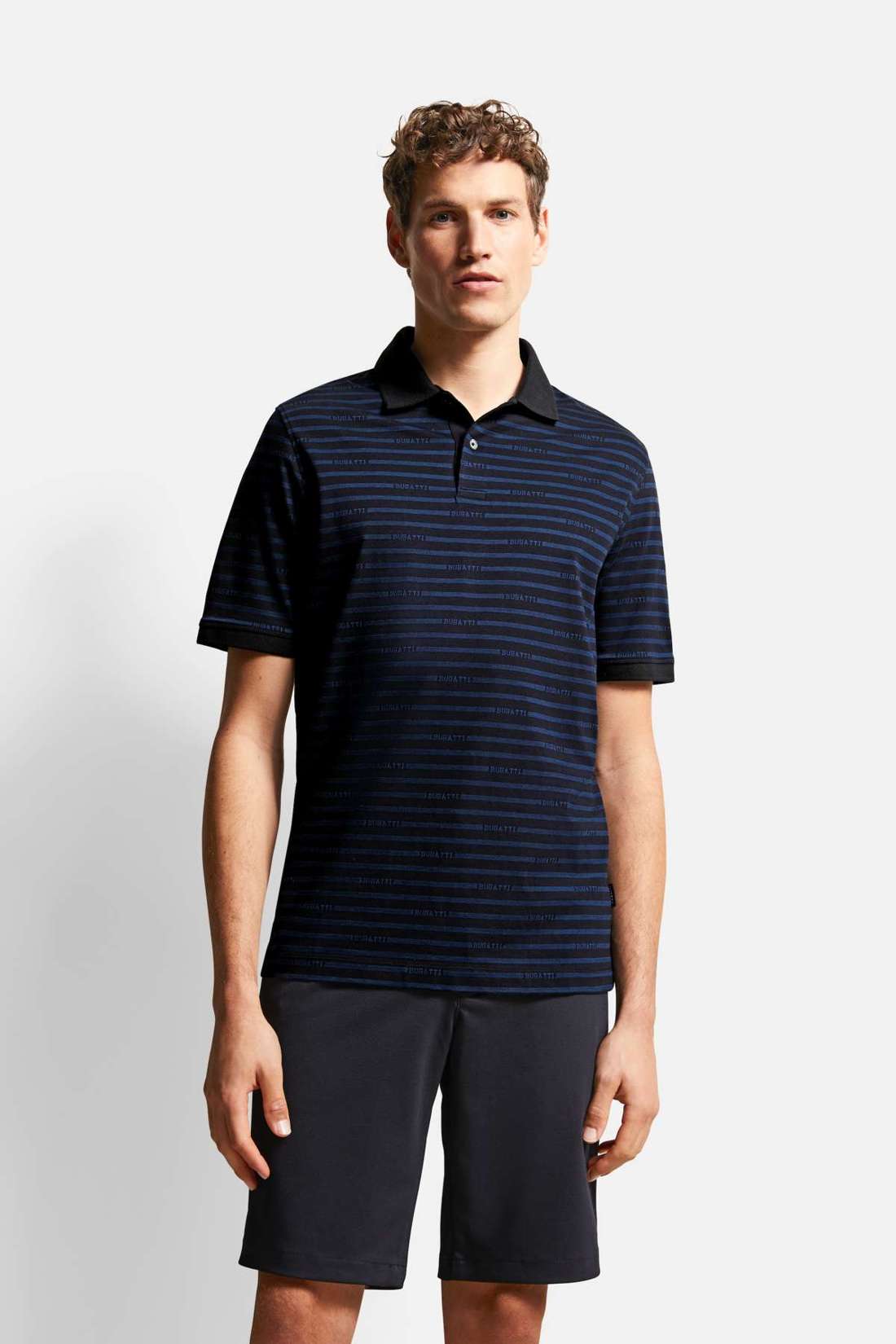 Рубашка-поло с надписью-логотипом