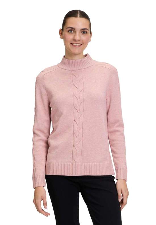Вязаный свитер Strickpullover mit Stehkragen