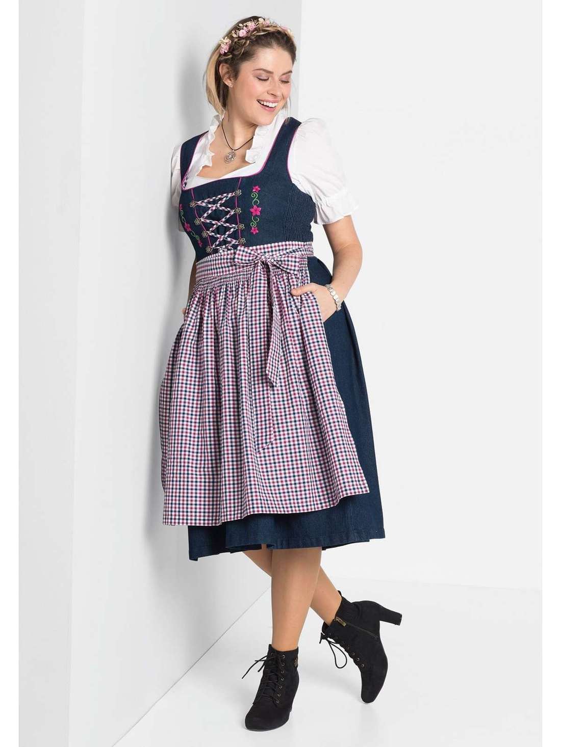 Дирндль с фартуком 2 шт. Große Größen