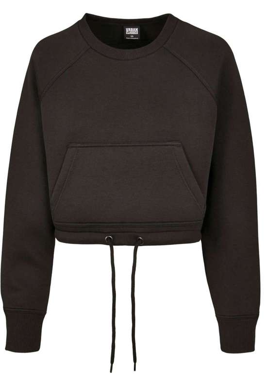 толстовка Urban Classics Damen Ladies Oversized Short Raglan Crew