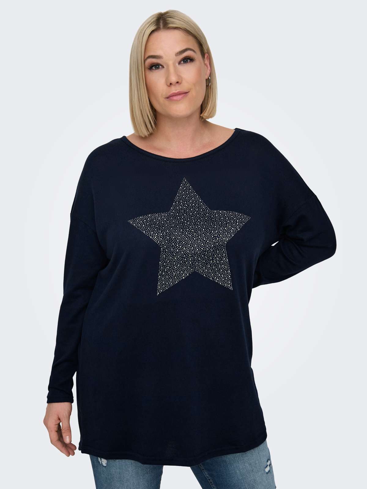 Рубашка с длинным рукавом CARMALBA LS LONG TOP JRS