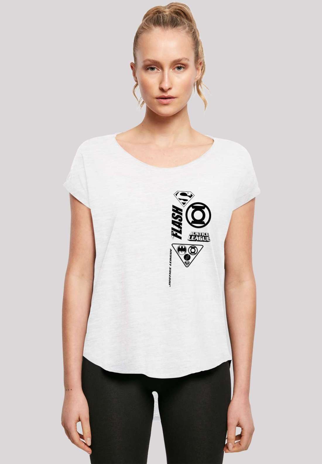 футболка DC Comics Justice League Chest Icons