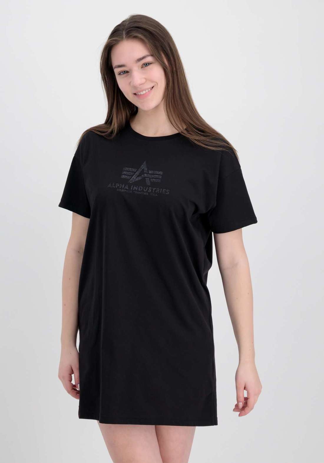футболка Women - T-Shirts Basic T Long Glitter Women